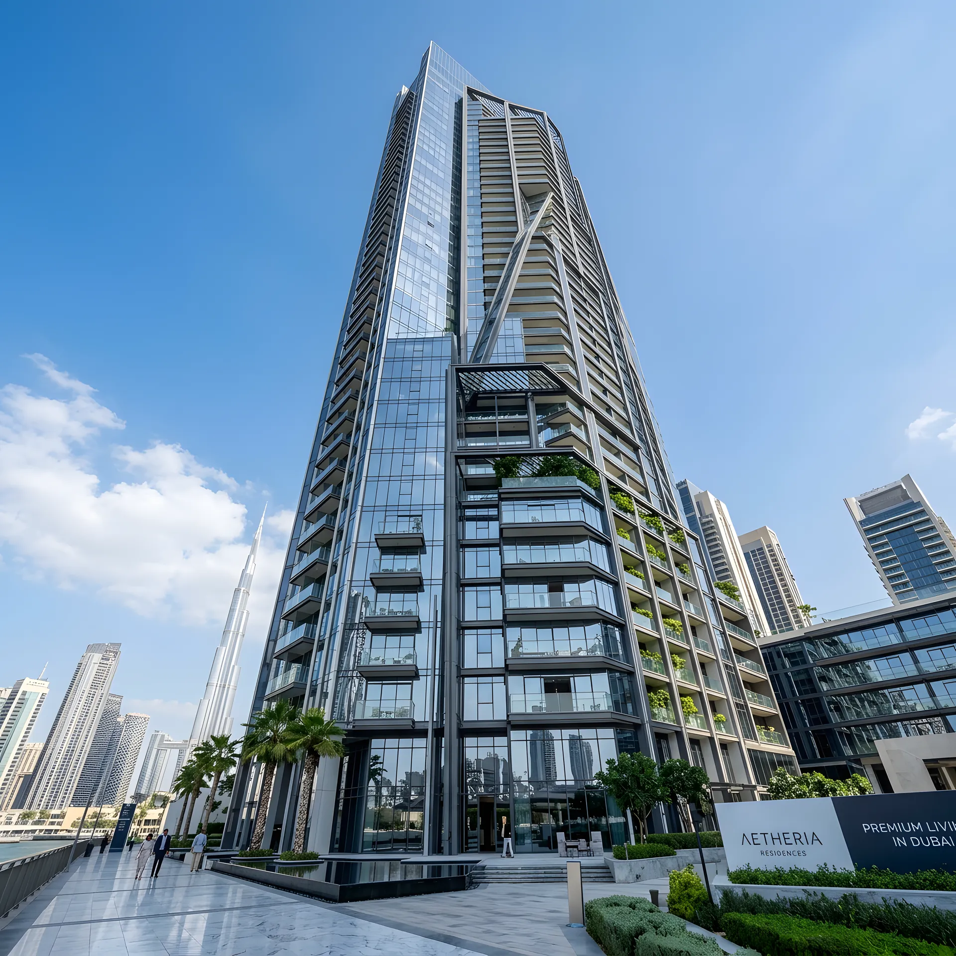 Off-plan luxury tower development in Dubai